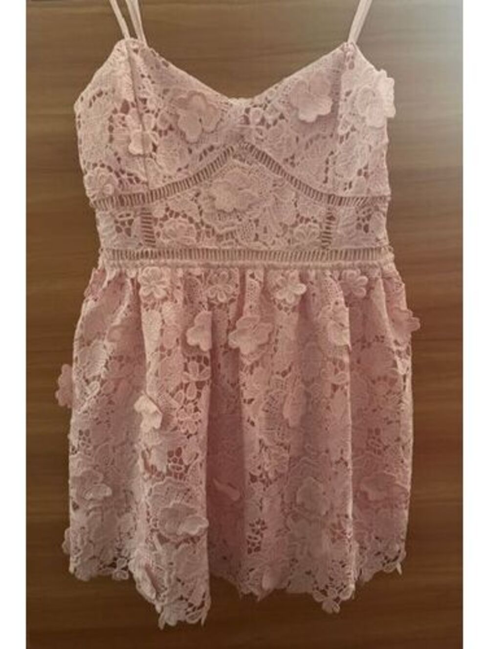 Altar'd State Pink Lace Floral Dress Size Small